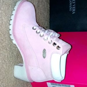 Lugz boots with 6 inch heel